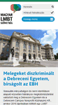 Mobile Screenshot of lmbtszovetseg.hu